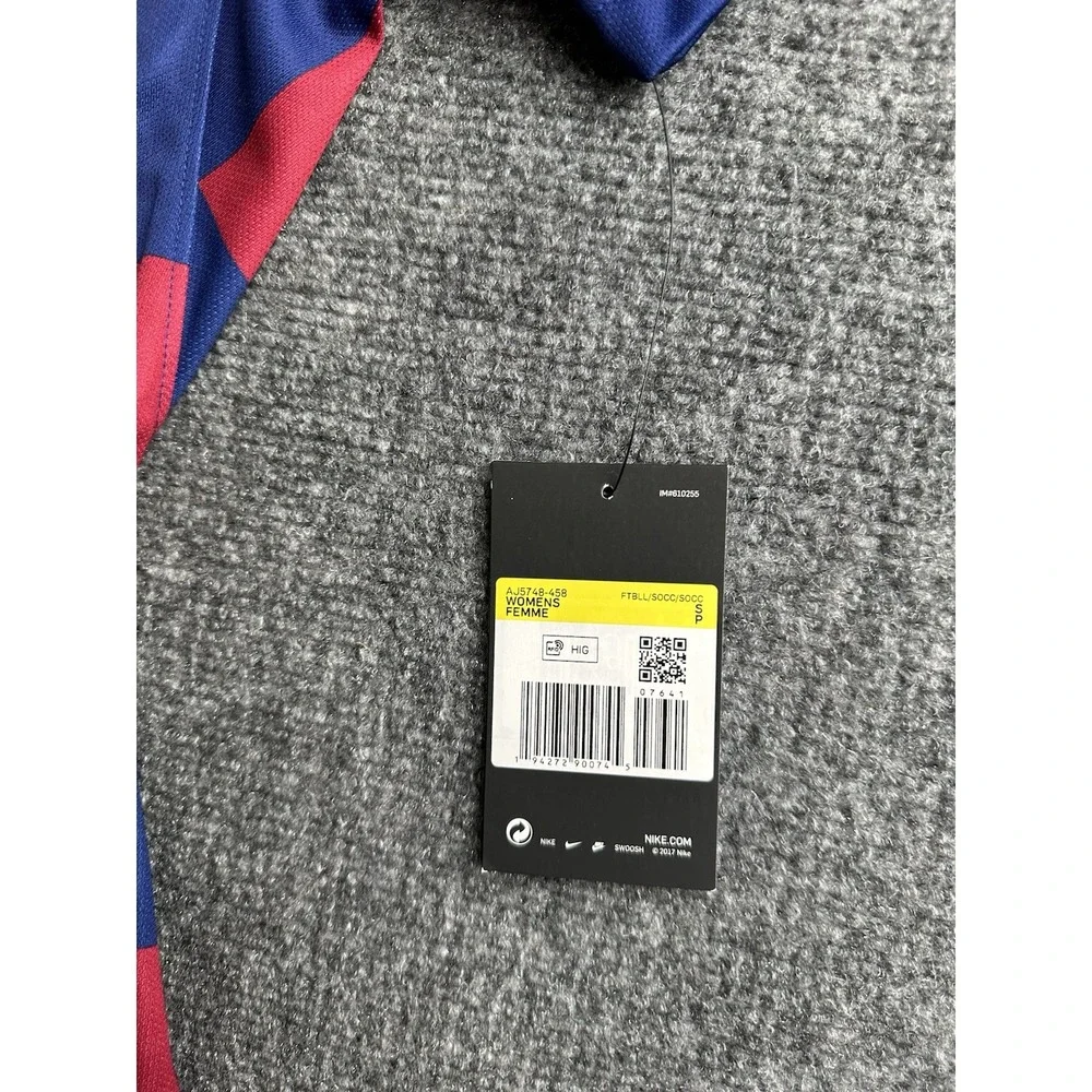 Womens 2019-20 Nike FC Barcelona Dri-FIT Soccer Jersey New With Tags, Size S